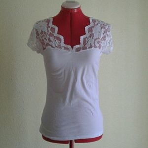 LAST CALL: New White Lace Top